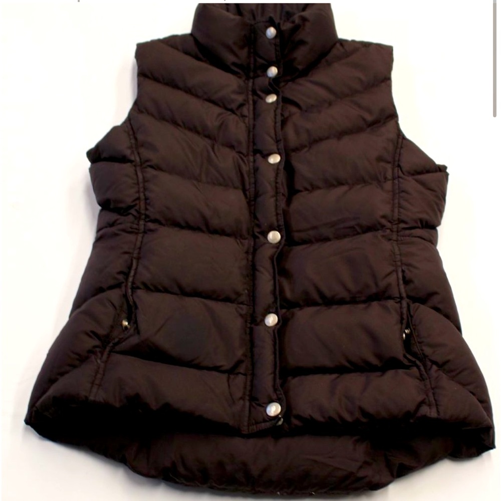 J. Crew Brown Puffer Vest